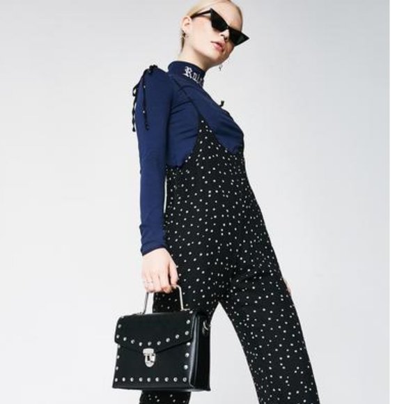 Dolls Kill Pants - Honey Punch 'Star Connections' jumpsuit